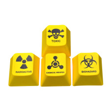 Toxic Key caps - Yellow